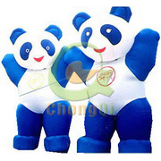 inflatable cartoon panda